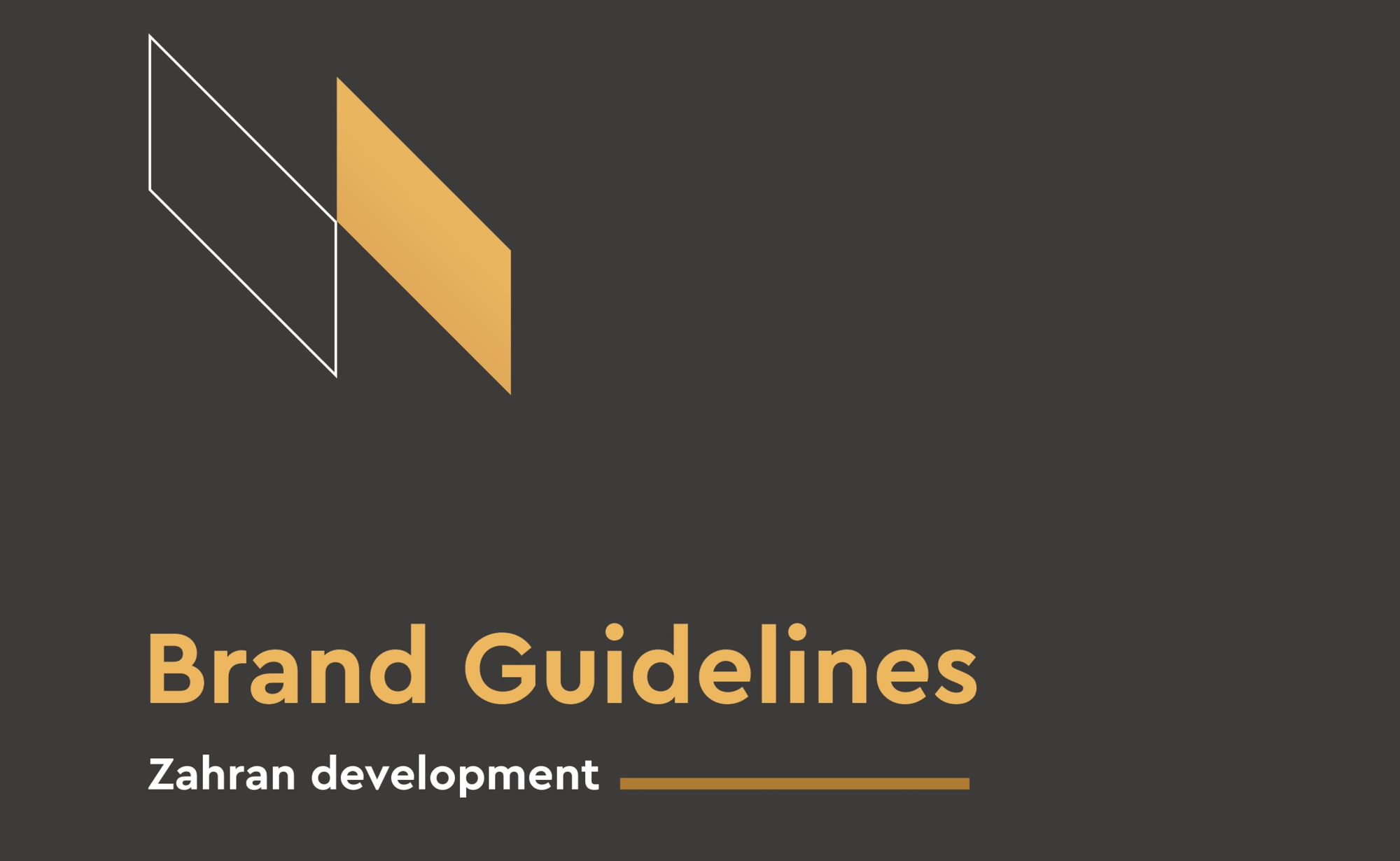 Branding Guideline for Zahran Development