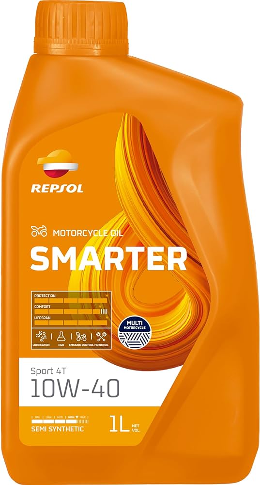 Aceite Repsol 4 tiempos, motocicleta SAE 15W-50 Semisintetico - Monkey ...