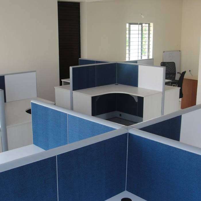 Aluminium Frame Plus shape desking