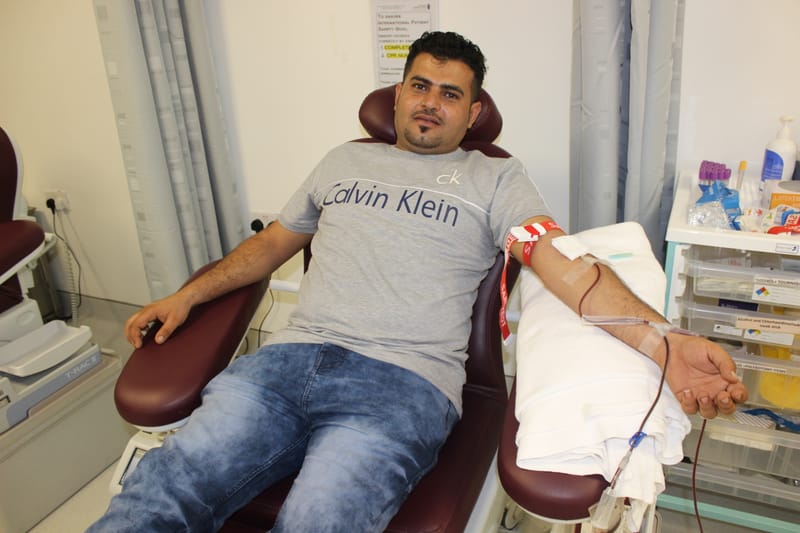 التبرع بالدم