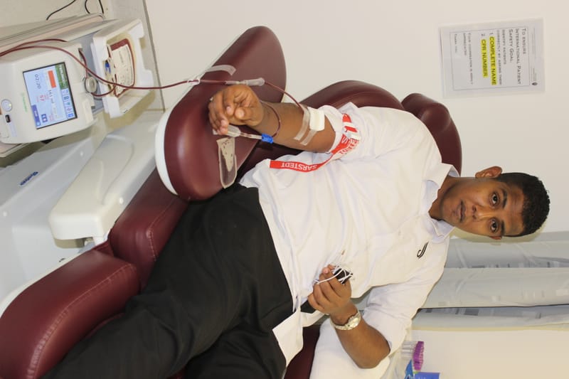 التبرع بالدم