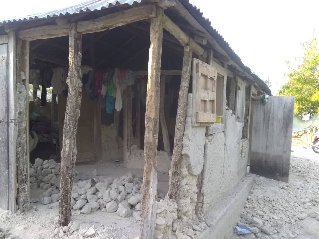 8/17/21 Tricon home damaged by earthquake