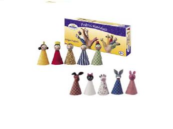 בובות אצבע, בובות אצבע משפחה, בובות אצבע חיות