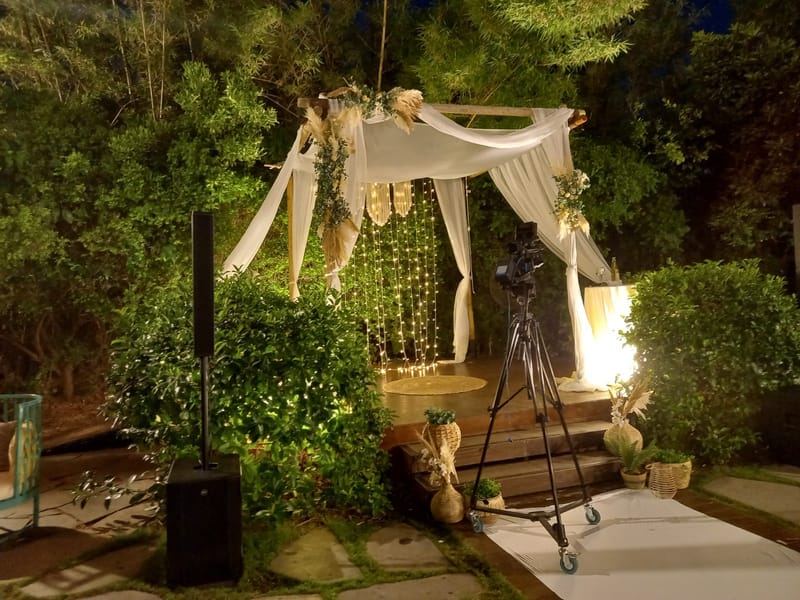 חופה קלאסית מעוצבת