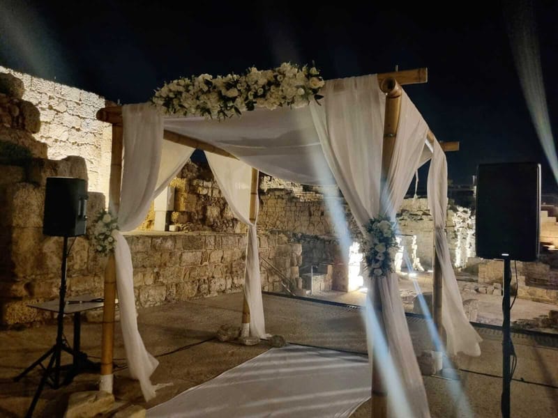 חופה קלאסית מעוצבת