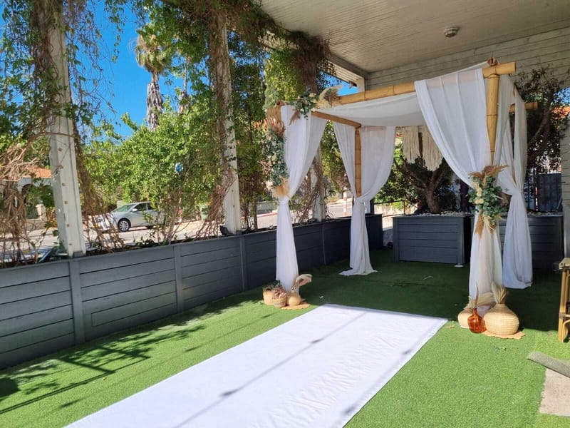 חופה קלאסית מעוצבת