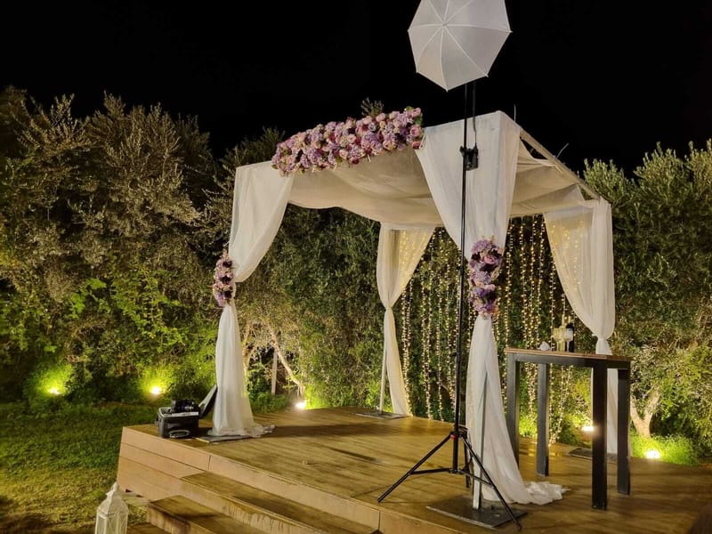 חופה קלאסית מעוצבת