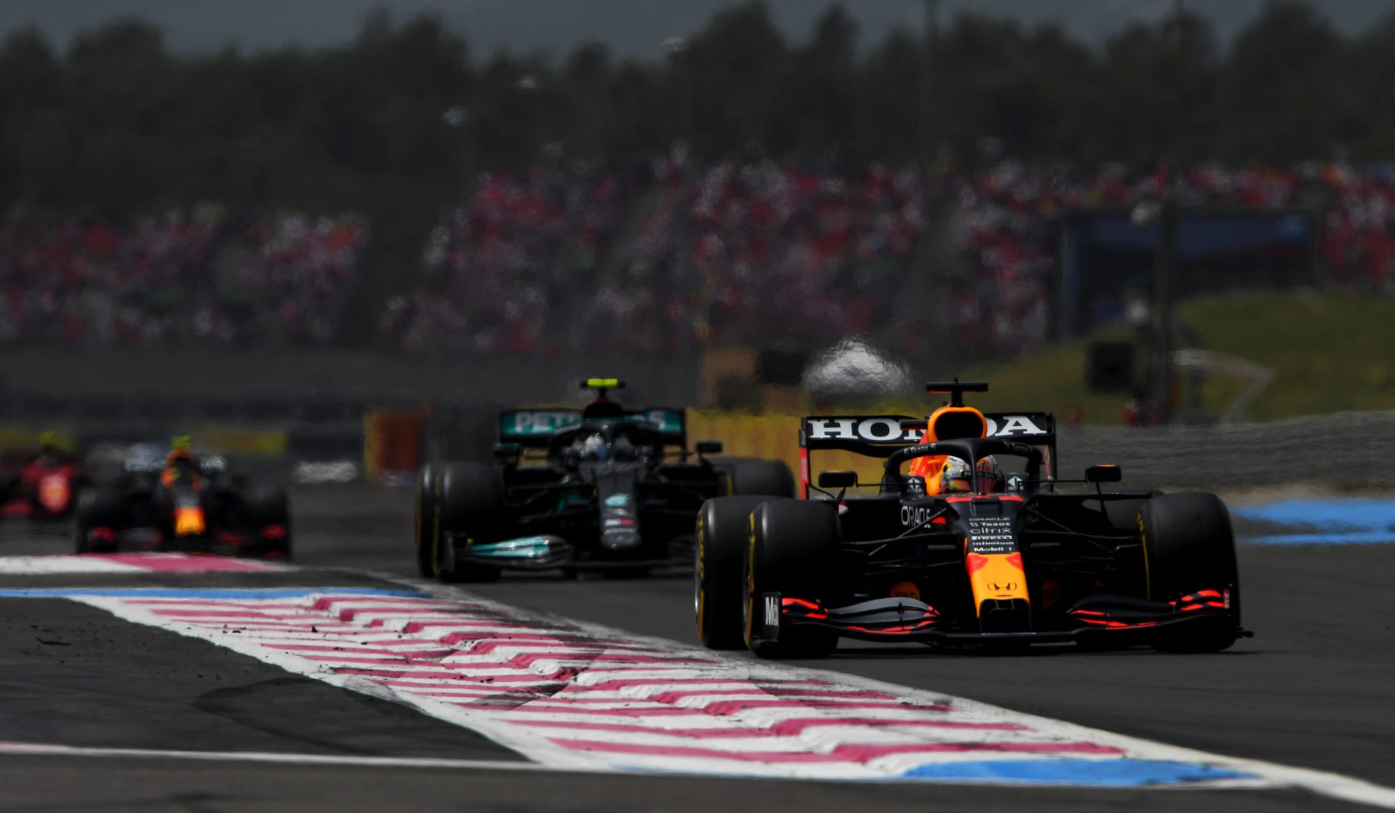 Verstappen Makes Late Overtake On Hamilton To Win In France