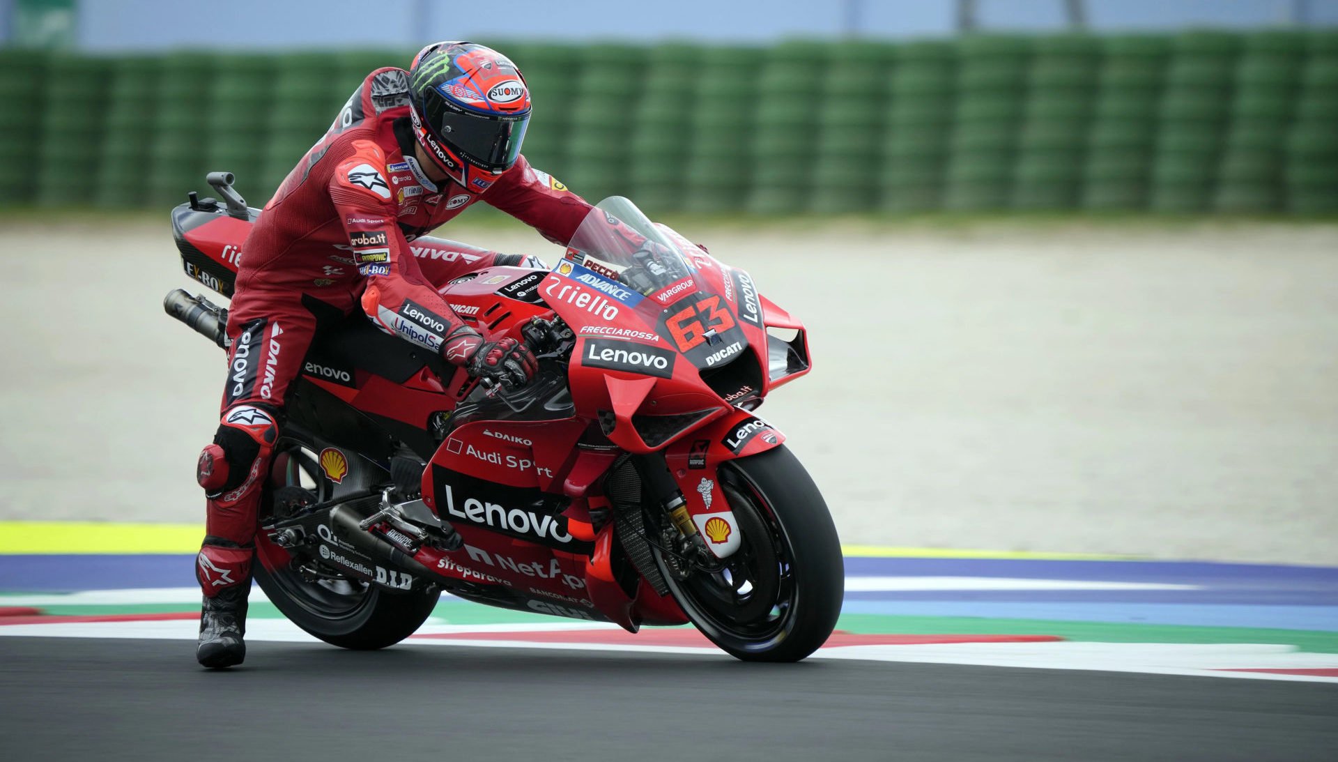 Bagnaia Sets New Lap Record To Take Misano Pole