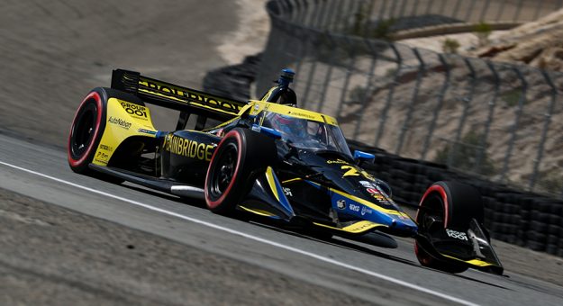 Herta Converts Pole To Victory At Laguna Seca