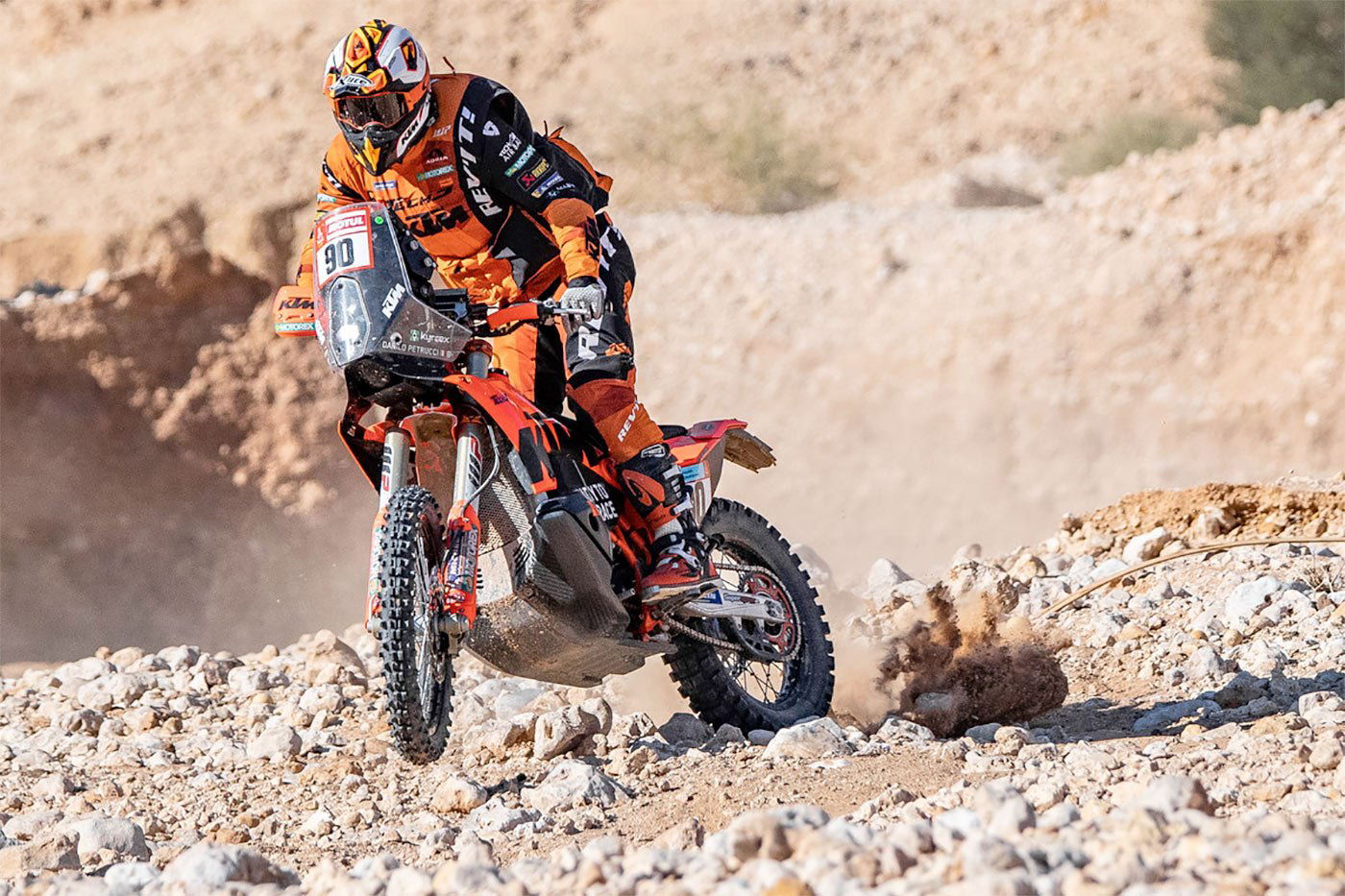 Ex-MotoGP Rider Petrucci Takes Historic Dakar Stage Win