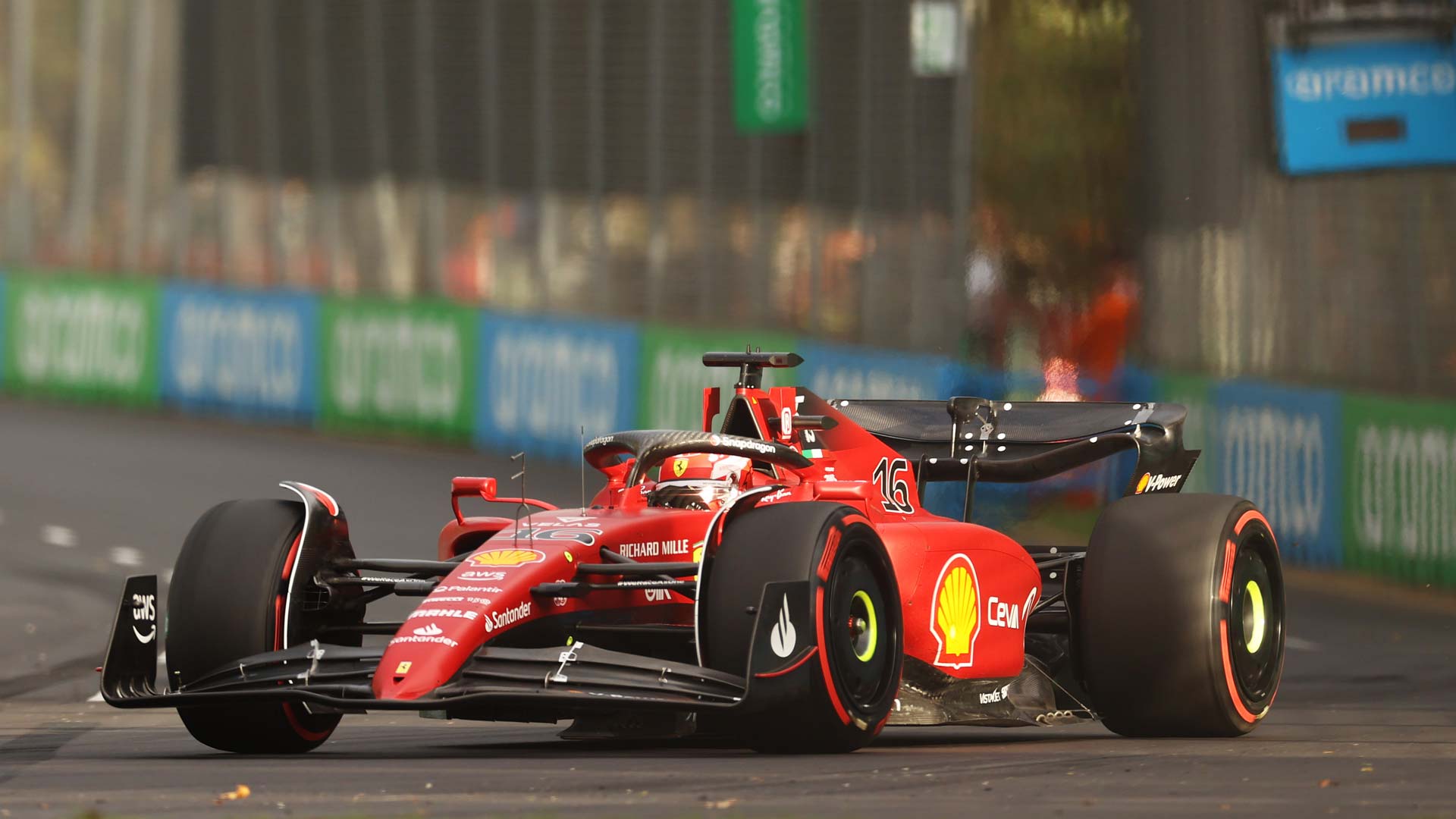 Leclerc Takes Australia Pole Over Red Bulls