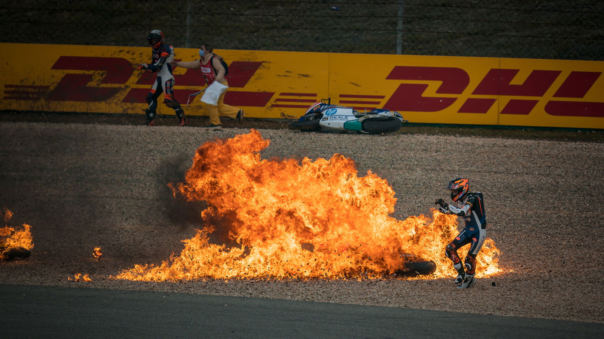 Anger After Portugal Moto2 Crash Scare