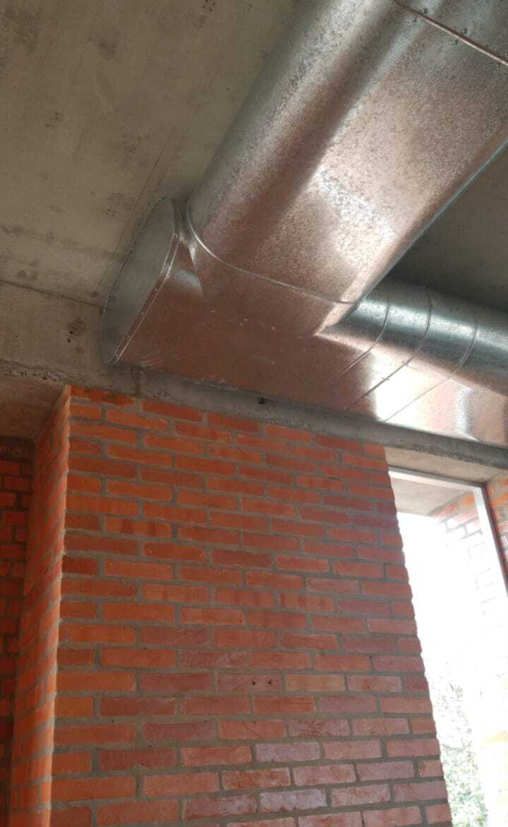 Instalación del sistema de Ducto y equipos de AA Piso/Techo