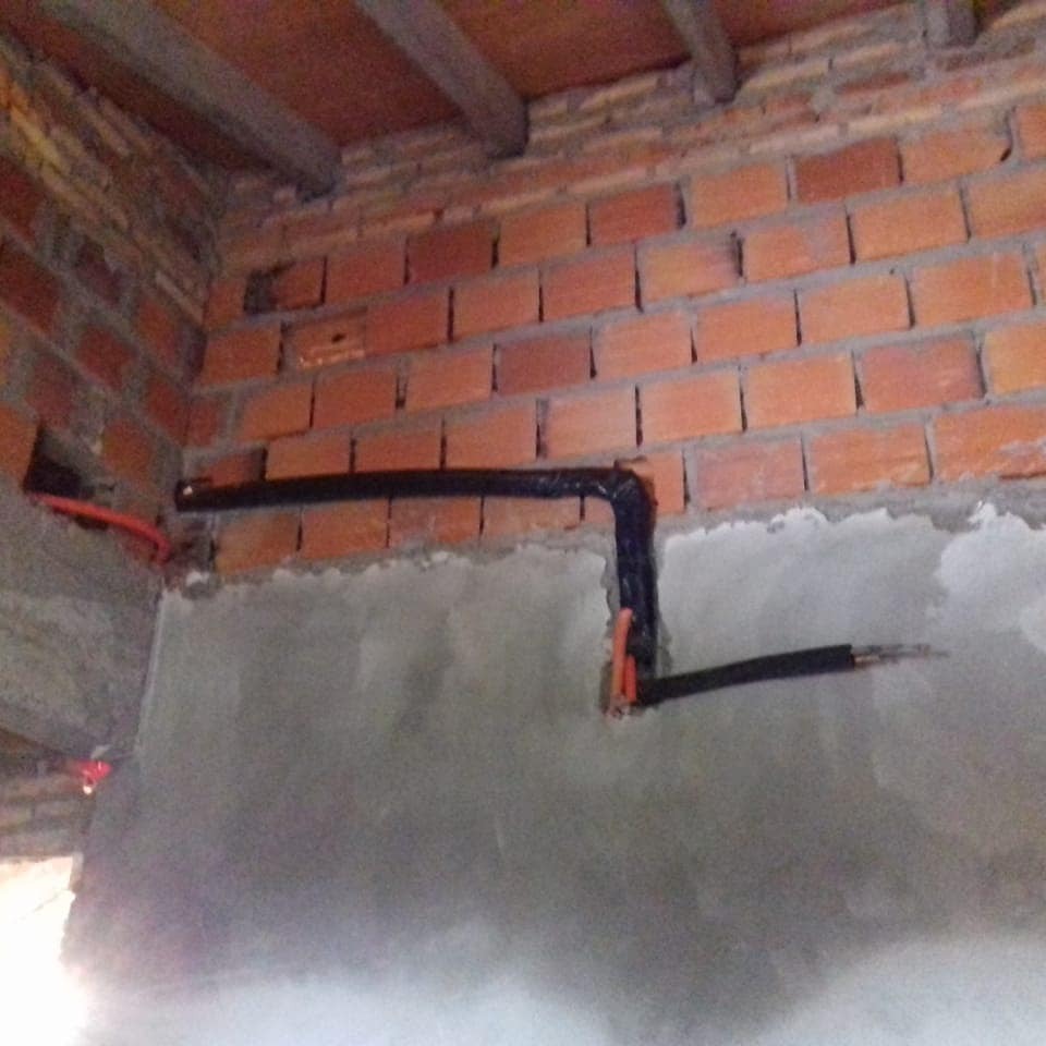 Preparación de cañerías