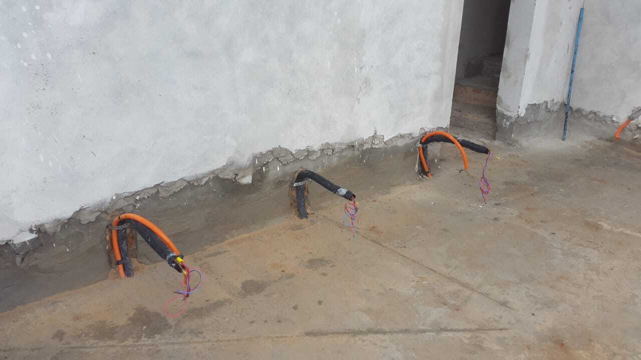 Preparación de cañerías