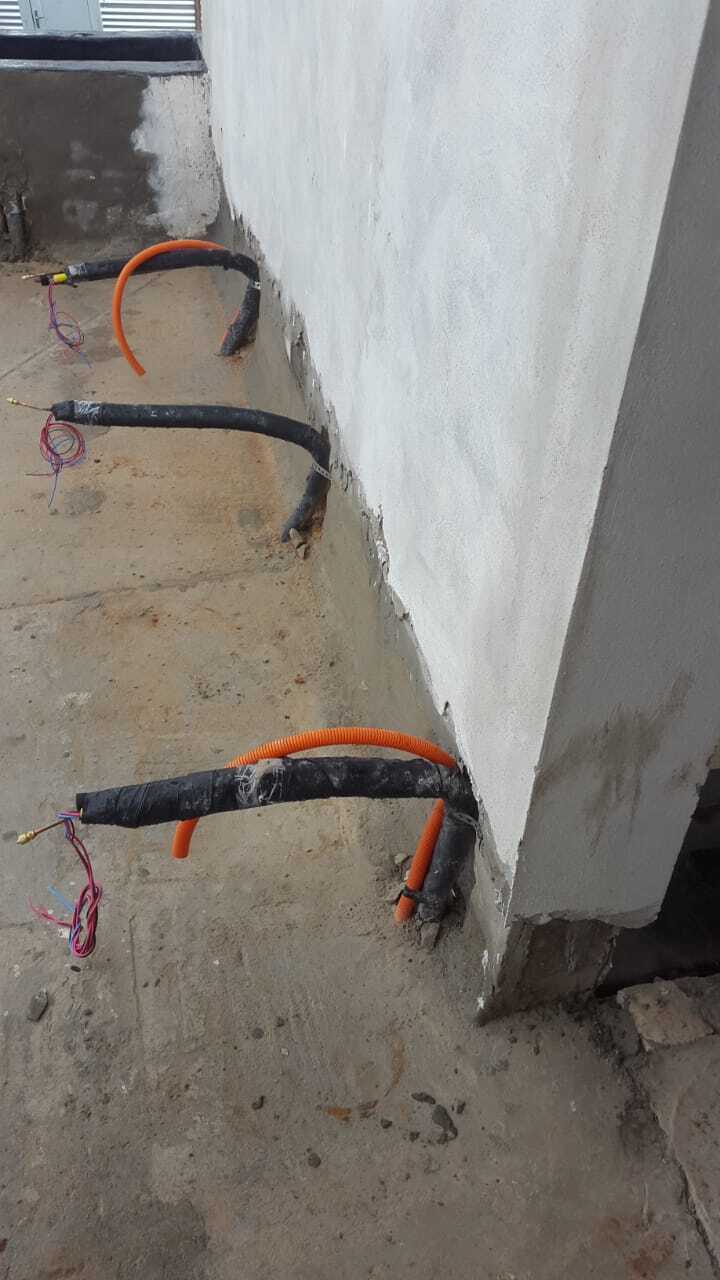 Preparación de cañerías