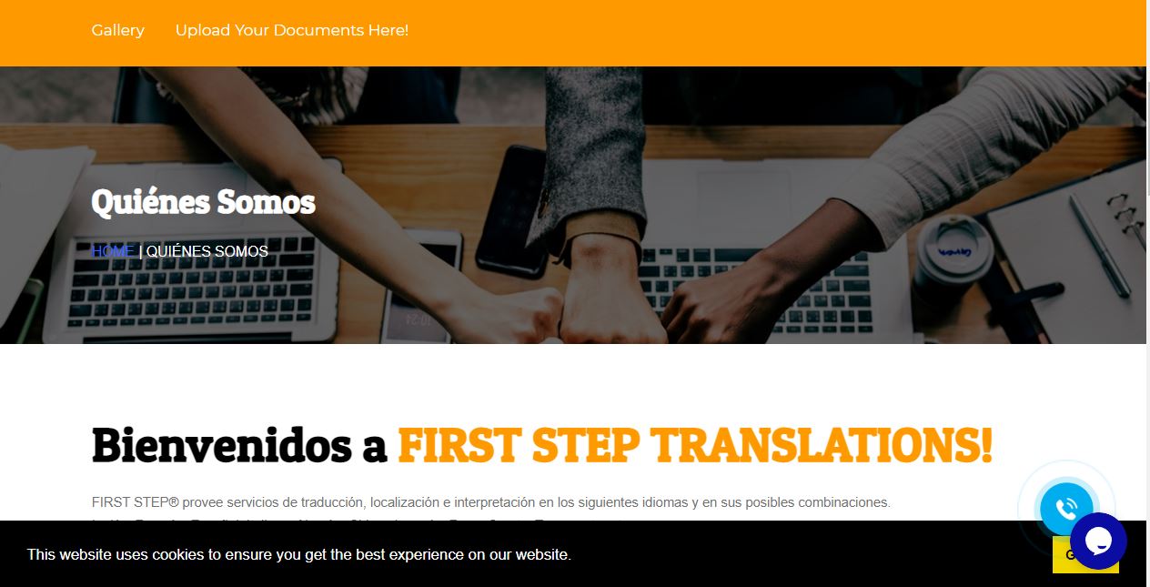 FIRST STEP TRANSLATIONS CORP. DESIGN 1