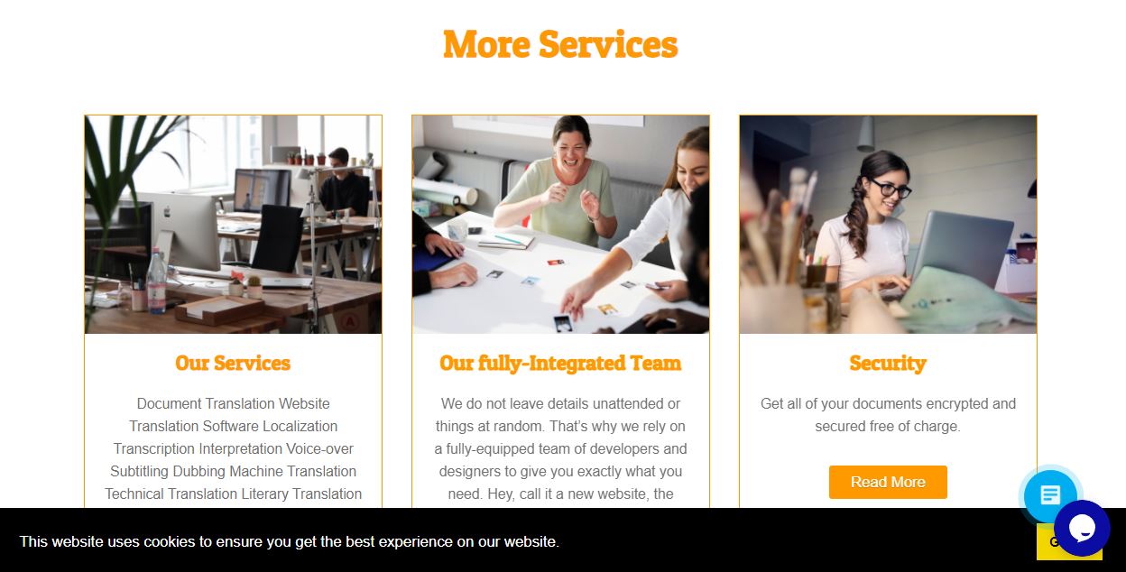 FIRST STEP TRANSLATIONS CORP. DESIGN 1