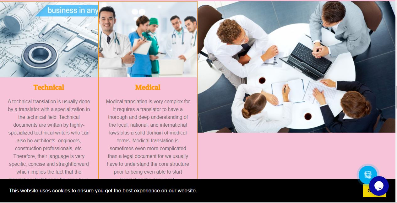 FIRST STEP TRANSLATIONS CORP. DESIGN 1