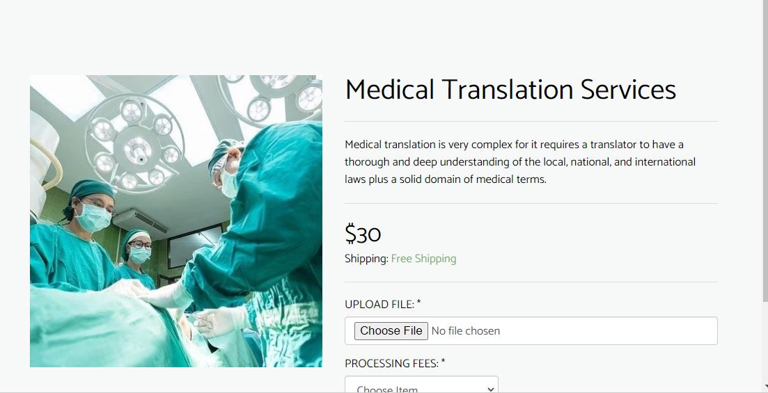FIRST STEP TRANSLATIONS CORP. DESIGN 2