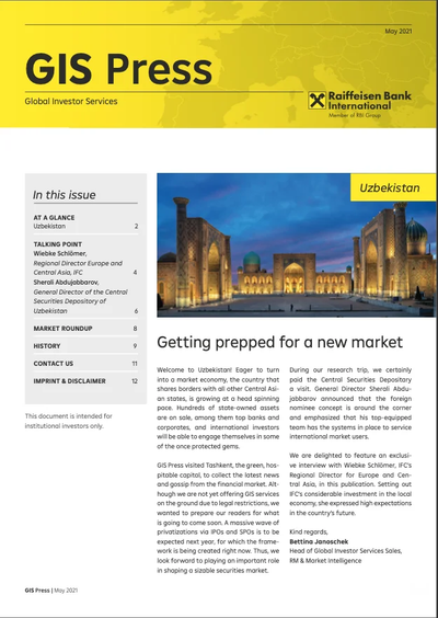 Raiffeisen Bank International is using the EQRE Blue index for the first time