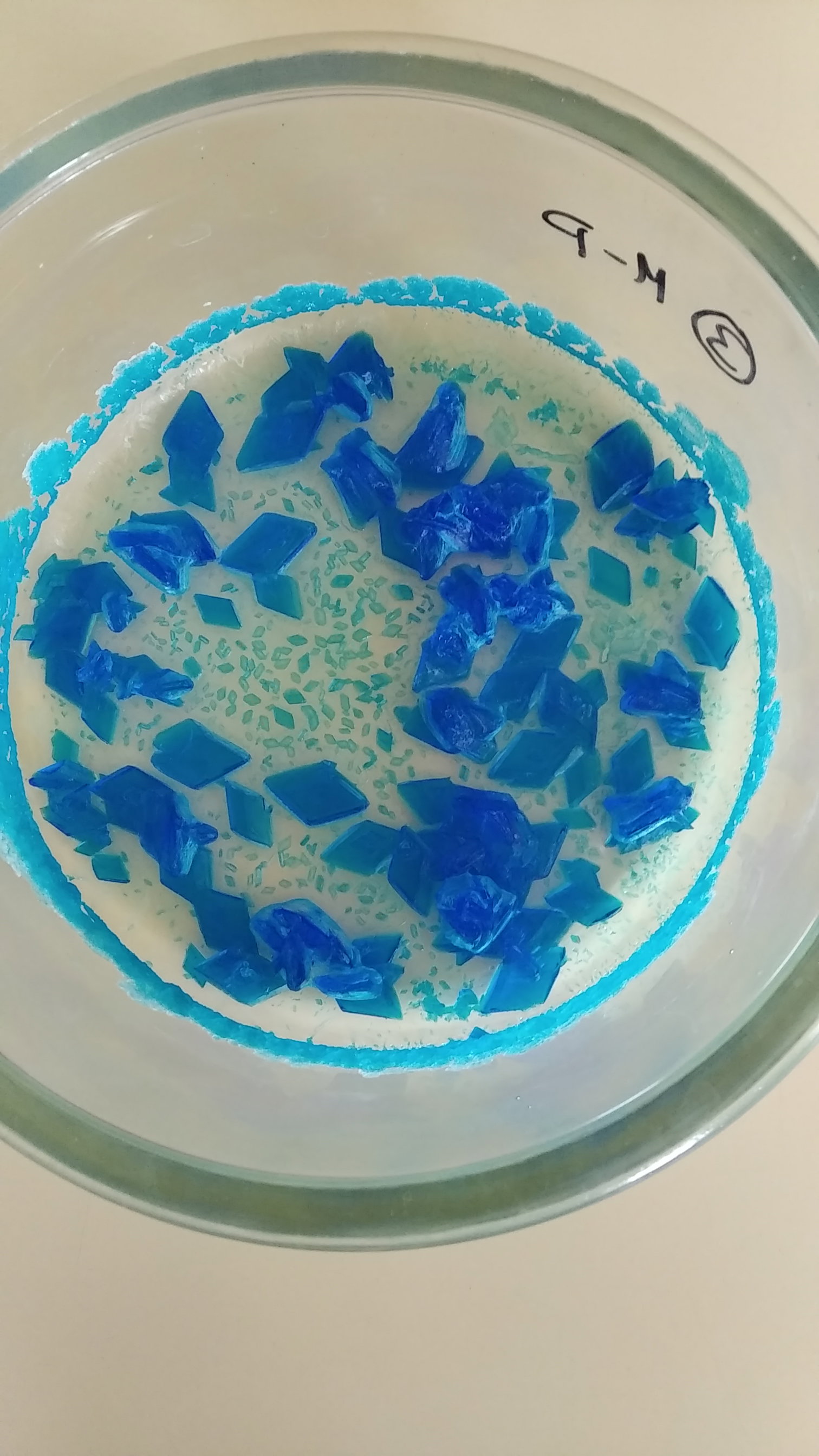  SULFATO DE COBRE A TEMPERATURA AMBIENTE