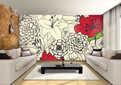 Beautiful murals decorate your room image