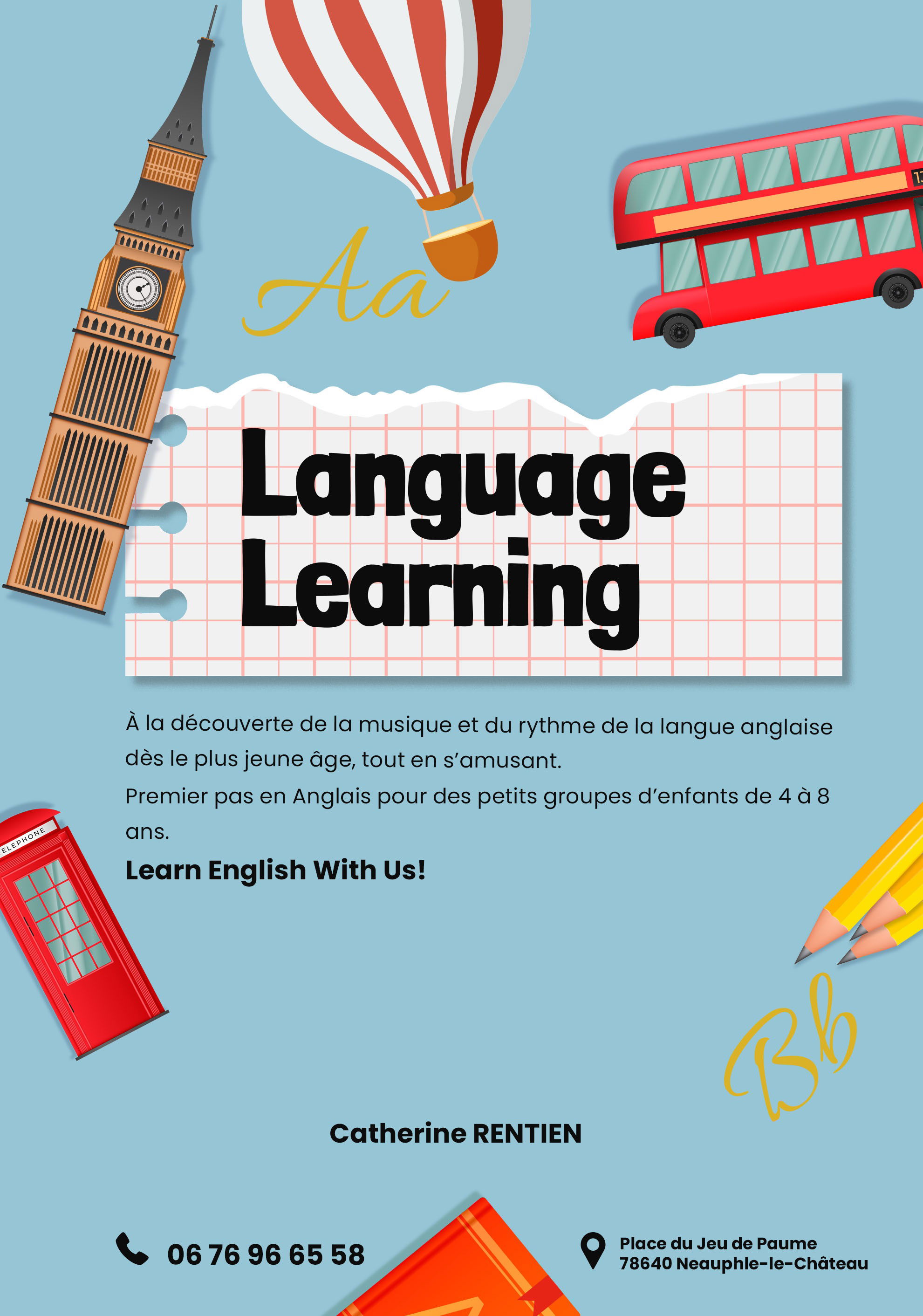Cours d'anglais enfants
