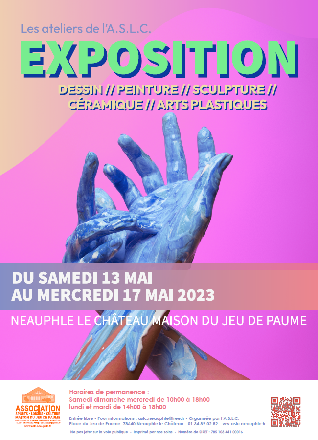Exposition dessin peinture sculpture : du samedi 13 au mercredi 17 mai