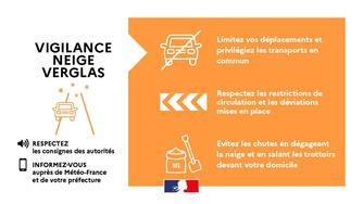 Alerte orange neige et/ou verglas dans les Yvelines à compter du mardi 16 janvier 2024 à 22h00