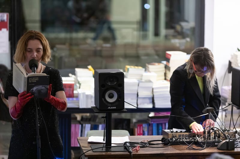 A spoken word performance by Sissy Doutsiou and Anna Stereopoulou