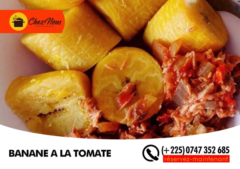 La banane à la tomate