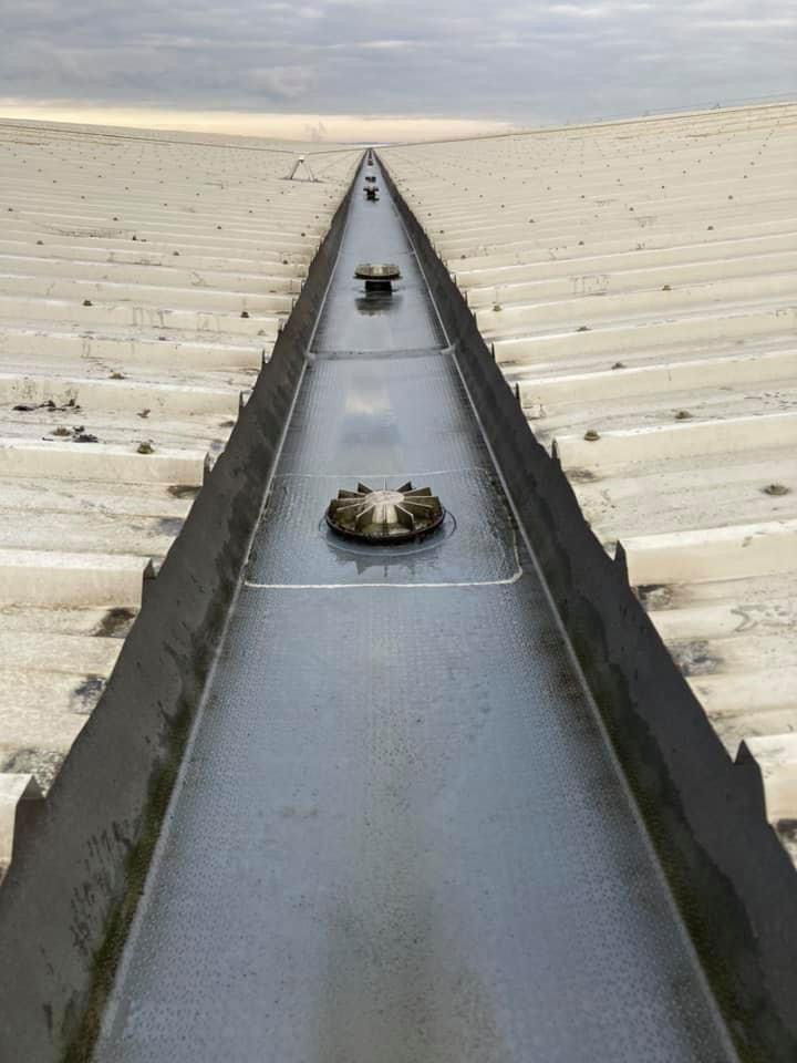 Industrial guttering and maintenance