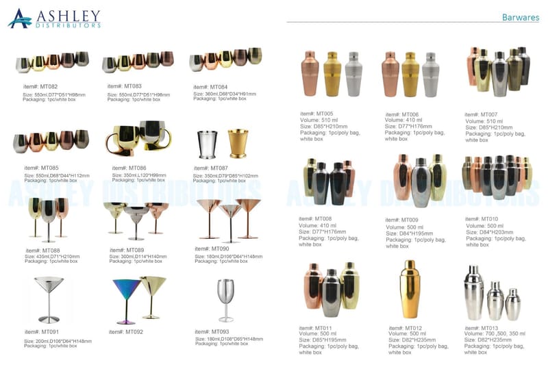 Barwares and Glasswares
