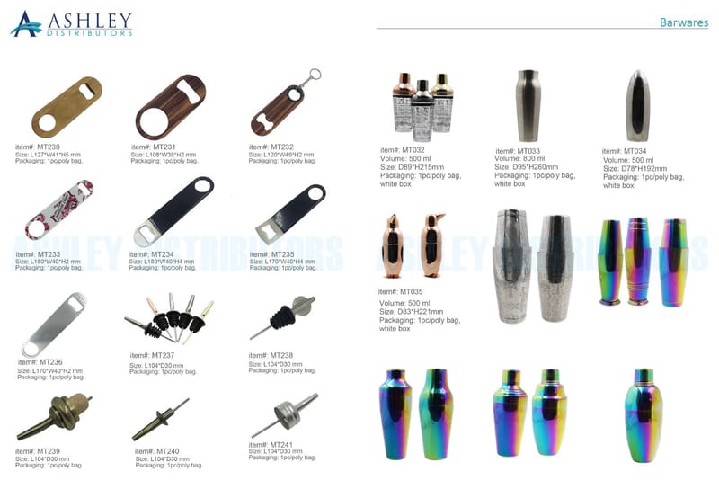 Barwares and Glasswares