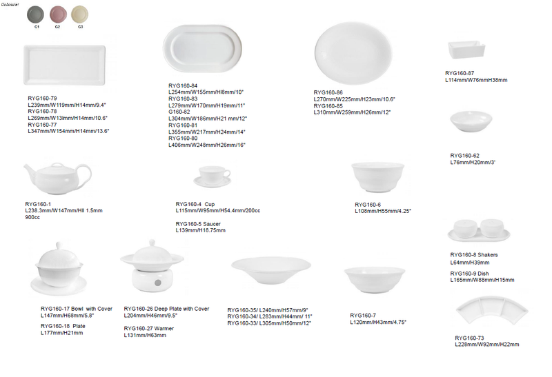 Colored Porcelain Collection