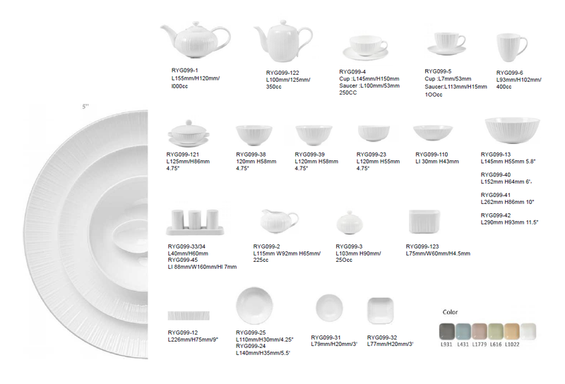 Colored Porcelain Collection