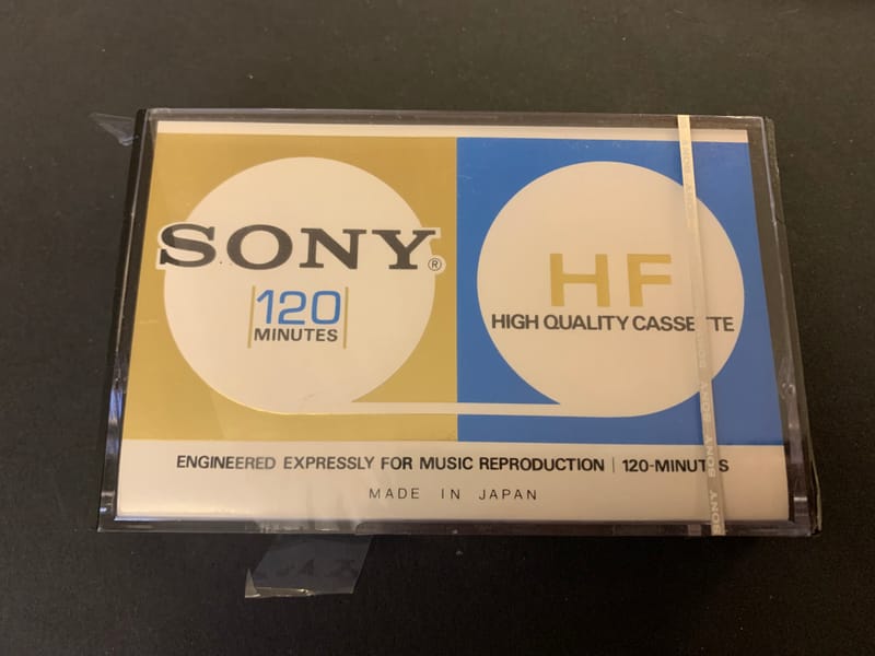 Vintage Audio Cassette SONY BHF 60 * Rare From 1978 * New