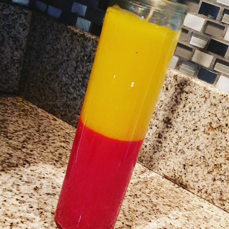 Tall paraffin wax jar candles