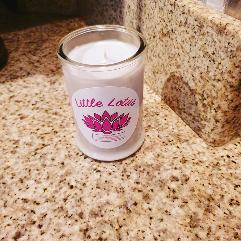 Medium soy wax scented candle