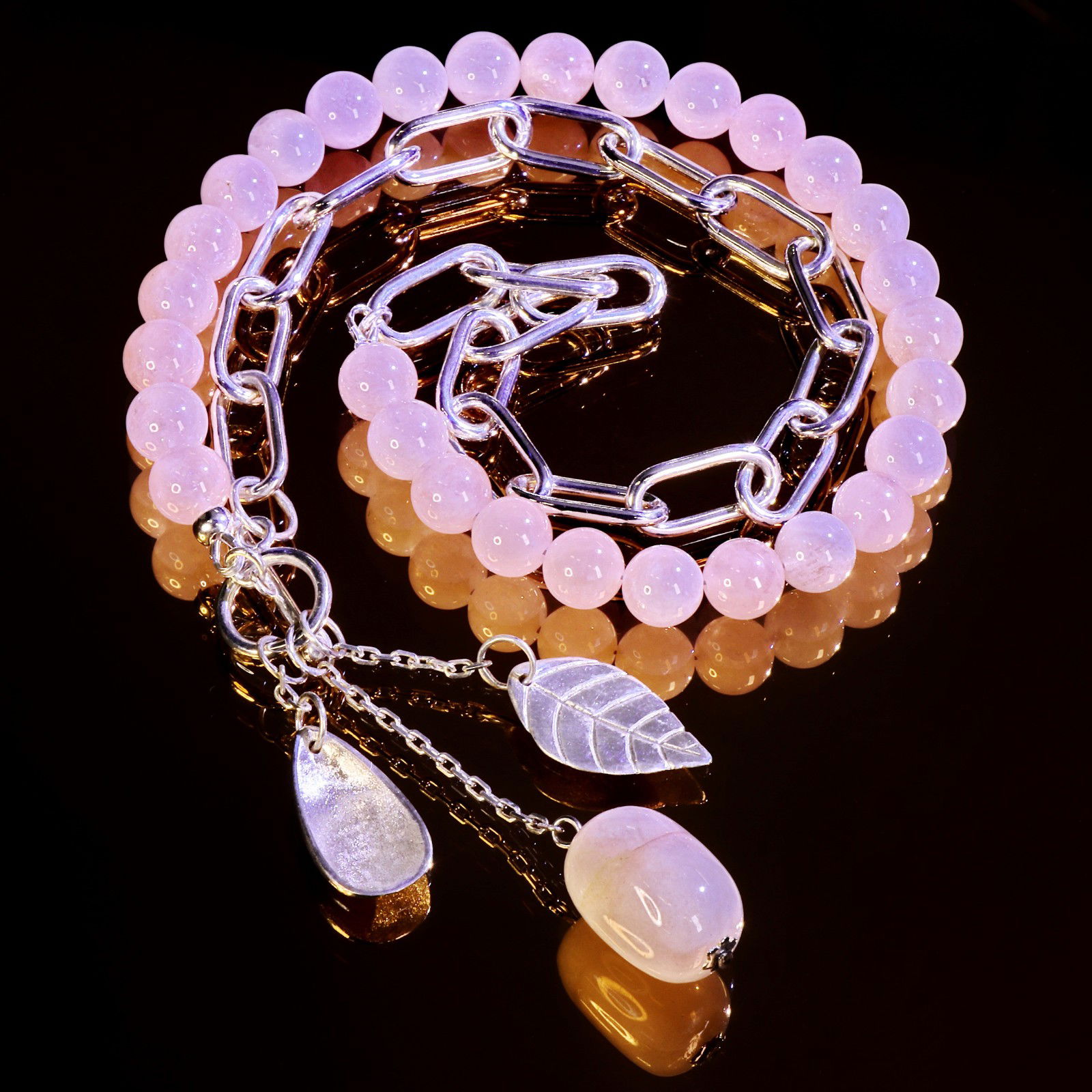 Morganite-Chain Necklace