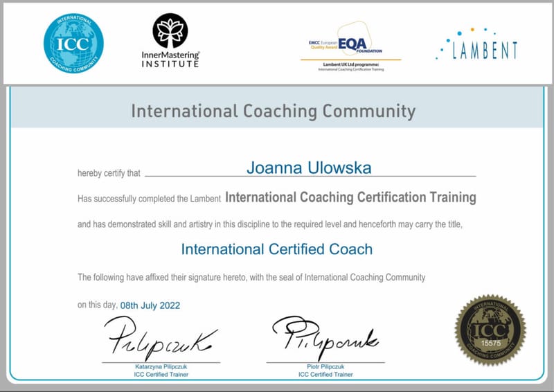 Coaching życiowych porządków