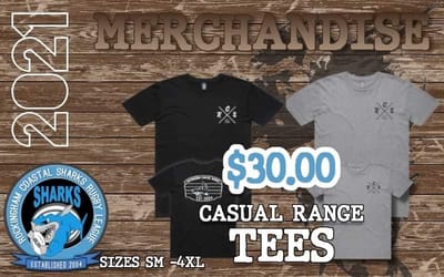 SHARKS CASUAL RANGE