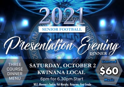 Seniors presentation dinner