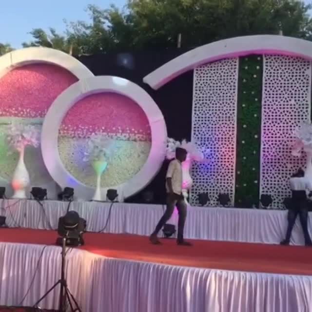 Wedding stage decoration