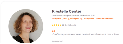 Krystelle GenterConseillère indépendante en immobilier