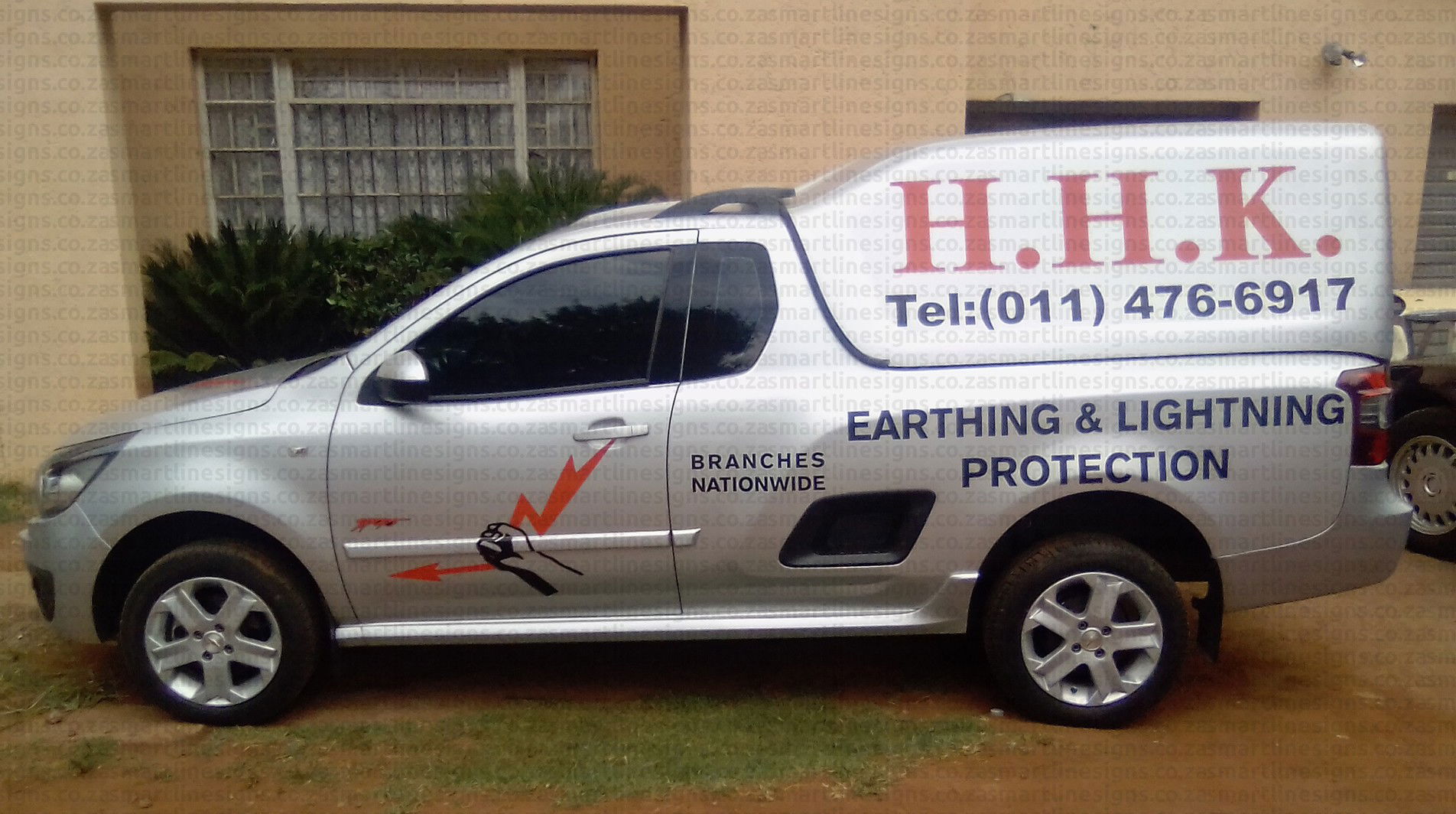 Vehicle Signage on Bakkie and Canopy