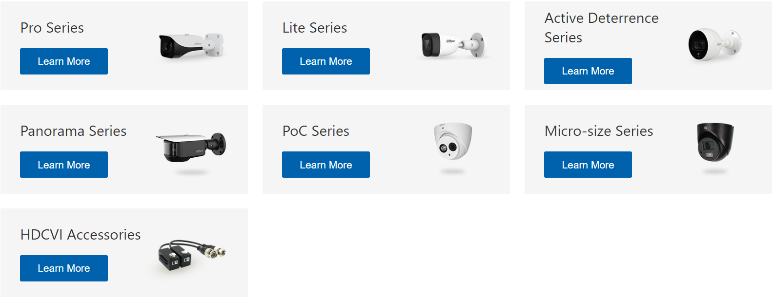 HDCVI Cameras