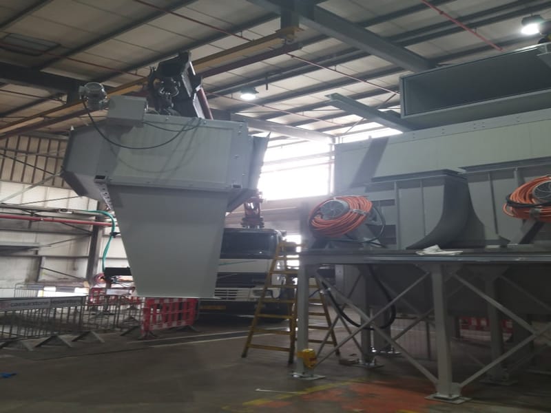 פרויקט פירוק והרכבת קו ייצור משטחי שייש 2021